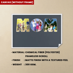 Mom Custom Photo - Customizable Dark Background Canvas732766 - 732670 - DiyGiftly