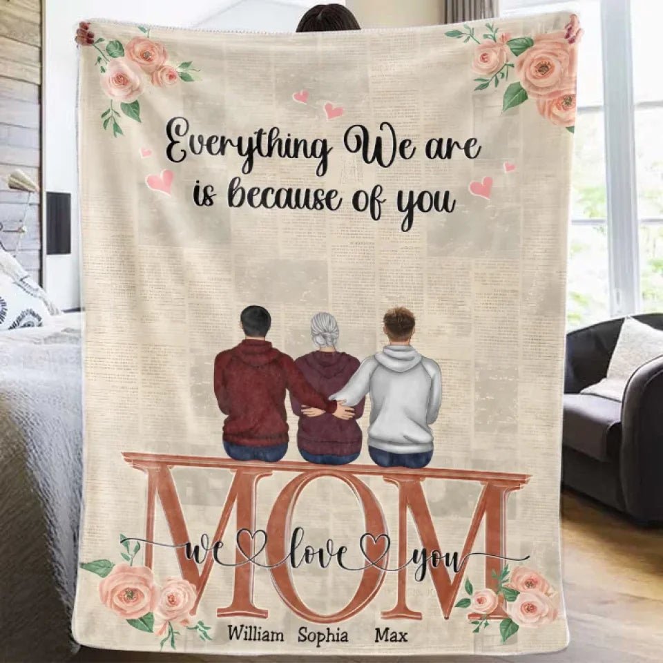 Mom You Are The World - Mother's Day Gift For Mom, Mother 715328 - DiyGiftly