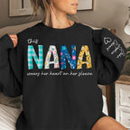 Most Loved Grandma - Family Personalized Custom Unisex Sweatshirt With Design On Sleeve - Birthday Gift For Mom, Grandma 684799 - 684800 - DiyGiftly