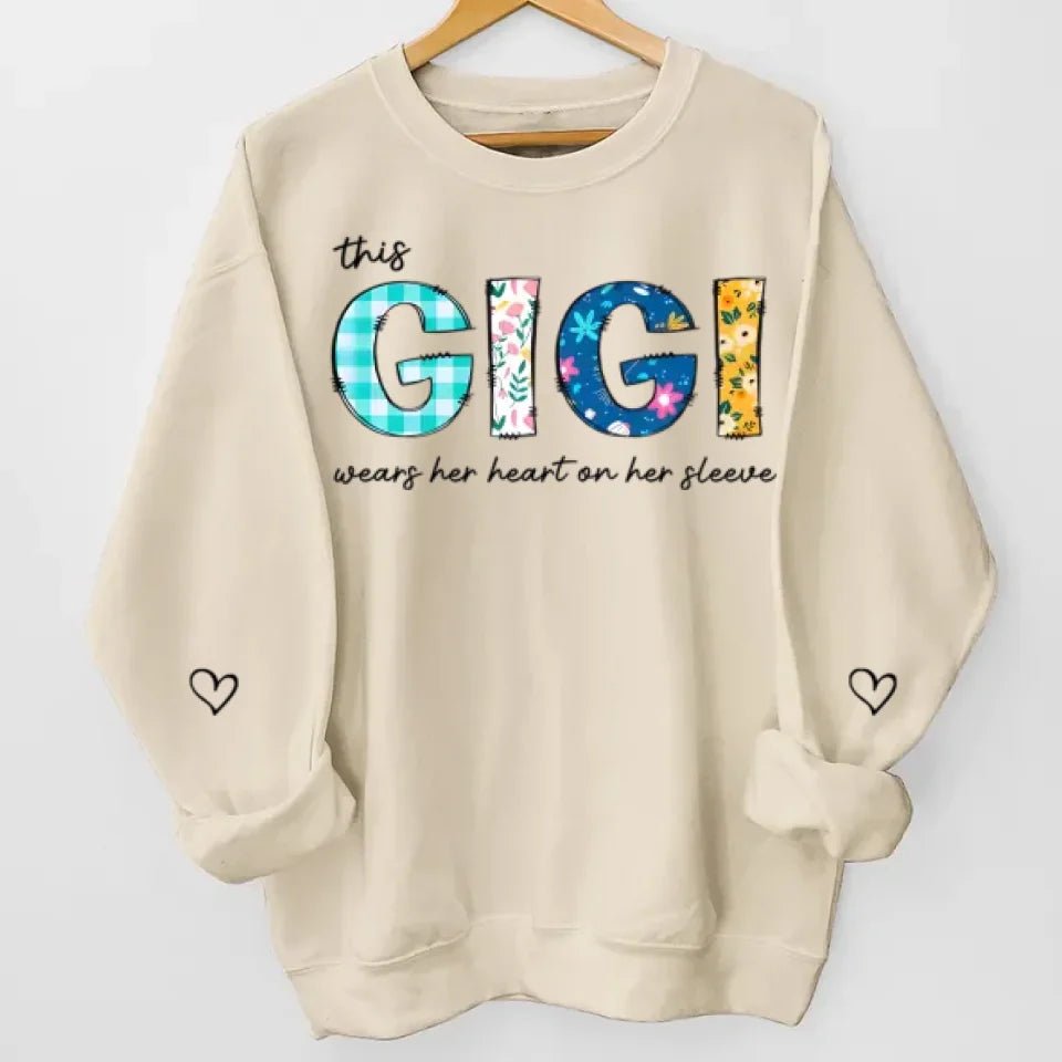 Most Loved Grandma - Family Personalized Custom Unisex Sweatshirt With Design On Sleeve - Birthday Gift For Mom, Grandma 684799 - 684800 - DiyGiftly