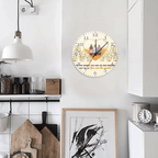 Mother And Daughter Forever Linked Together - Family Personalized Custom Horizontal Clock - Gift For Mom 743257 - DiyGiftly