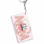 Mother And Daughter Forever Linked Together - Family Personalized Custom Horizontal Keychain - Gift For Mom 734564 - DiyGiftly