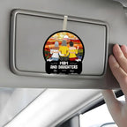 personalized car visor clip gift for daughter product photo