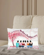 Mother & Daughters Forever Linked Together - Personalized Pillow 711362 - B - DiyGiftly
