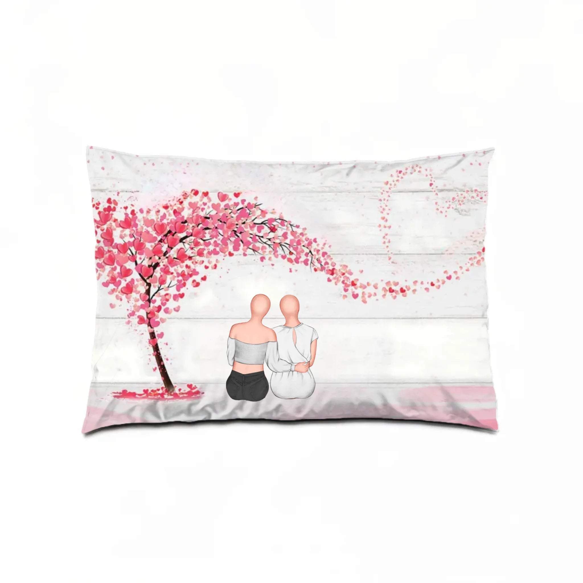 Mother & Daughters Forever Linked Together - Personalized Pillow 711362 - B - DiyGiftly