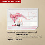 Mother & Daughters Forever Linked Together - Personalized Wrapped Canvas 711362 - 712277 - DiyGiftly