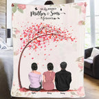 Mother & Daughters/Sons - The Love Between a Mother And Daughters is Forever 2D - Blanket - Personalized Blanket 722855 - DiyGiftly