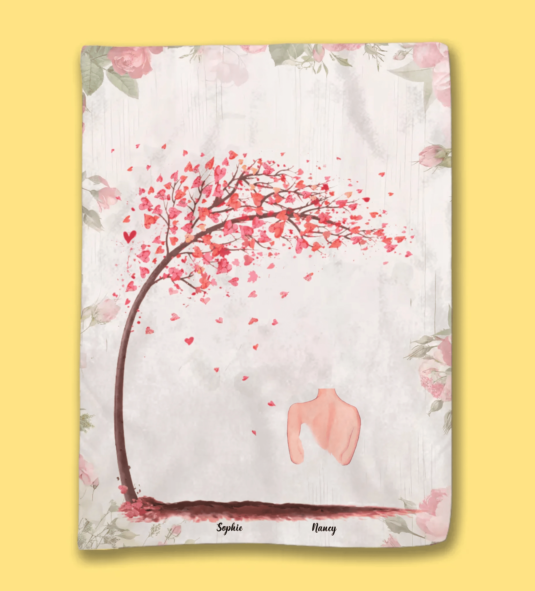 Mother & Daughters/Sons - The Love Between a Mother And Daughters is Forever 2D - Blanket - Personalized Blanket 722855 - DiyGiftly