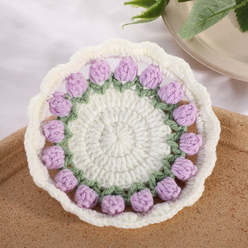 personalized handmade crochet coaster set keepsake as a new home gift