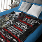 Motocross Racer Vertical Personalized Blanket 746238 - M - DiyGiftly