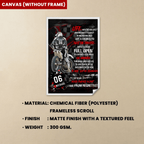 Motocross Racer Vertical Personalized Poster 746210 - 746231 - DiyGiftly