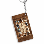 Motorcycle Name Sign, Personalized Couple Photo Collage Keychain - Gift for Biker Couple 747842 - Y - DiyGiftly