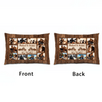 Motorcycle Name Sign, Personalized Couple Photo Collage Pillow - Gift for Biker Couple 747794 - B - DiyGiftly