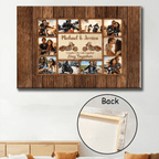 Motorcycle Name Sign, Personalized Couple Photo Collage Poster - Gift for Biker Couple 747794 - 747806 - DiyGiftly