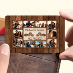 Motorcycle Name Sign, Personalized Couple Photo Collage Wallet Card - Gift for Biker Couple 747794 - Q - DiyGiftly