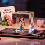 a memory that shines for mom personalized hologram video keepsake no 10 second holographic effect mothers day