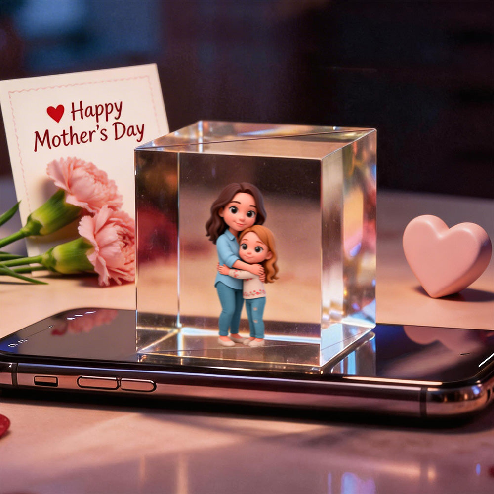 a memory that shines for mom personalized hologram video keepsake no 10 second holographic effect mothers day