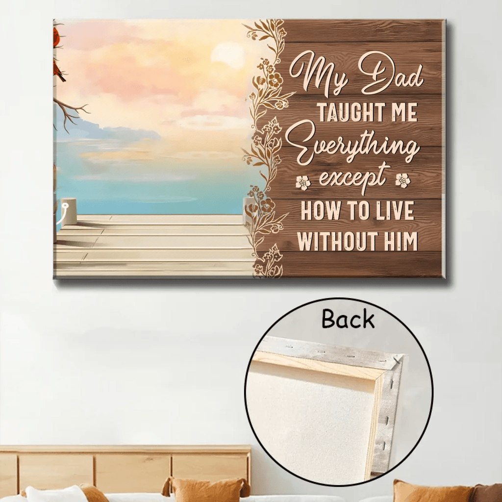 personalized photo canvas memorial design poster and canvas