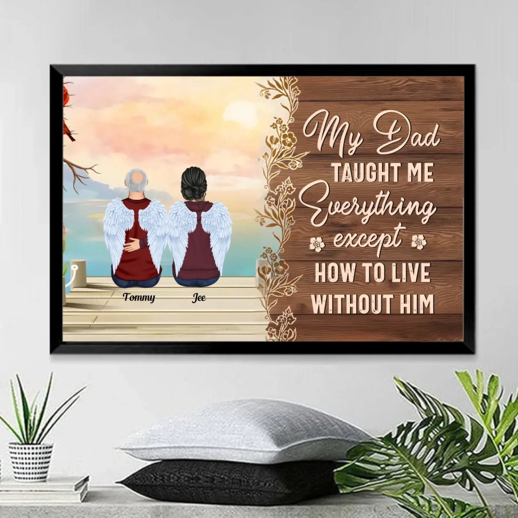 personalized photo canvas wooden home remembrance poster and canvas