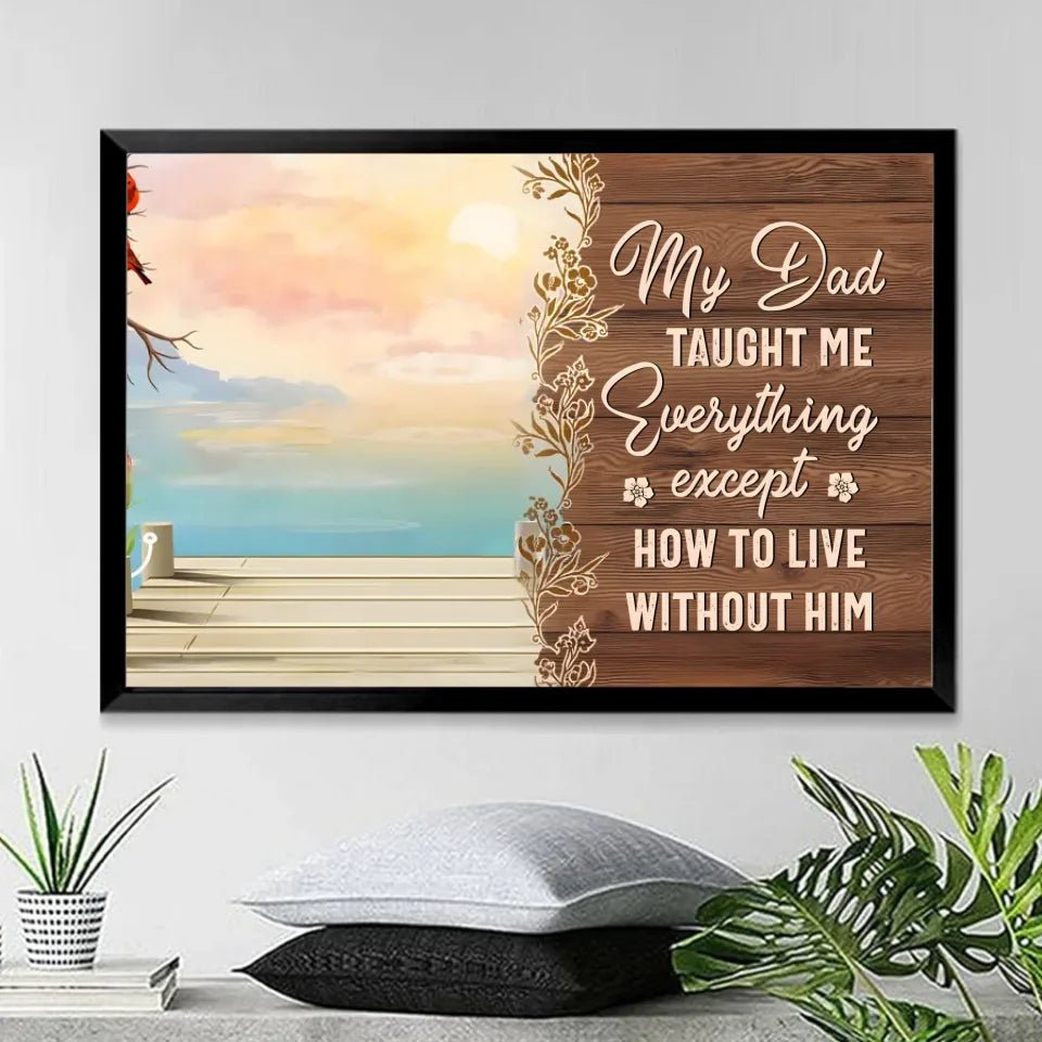 wooden canvas personalized photo home remembrance poster and canvas