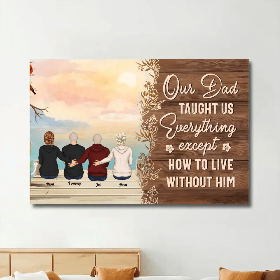 canvas personalized photo wooden memorial keepsake poster and canvas