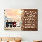canvas personalized photo wooden memorial keepsake poster and canvas