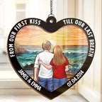 My Favorite Love Story Is Ours - Couple Personalized Window Hanging Suncatcher - Gift For Husband Wife, Anniversary 671546 - DiyGiftly