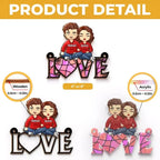My Favorite Place Is Next To You - Couple Personalized Window Hanging Suncatcher - Gift For Husband Wife, Anniversary671383 - DiyGiftly