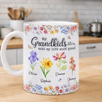 Coffee mug personalized family names 3D ceramic mug