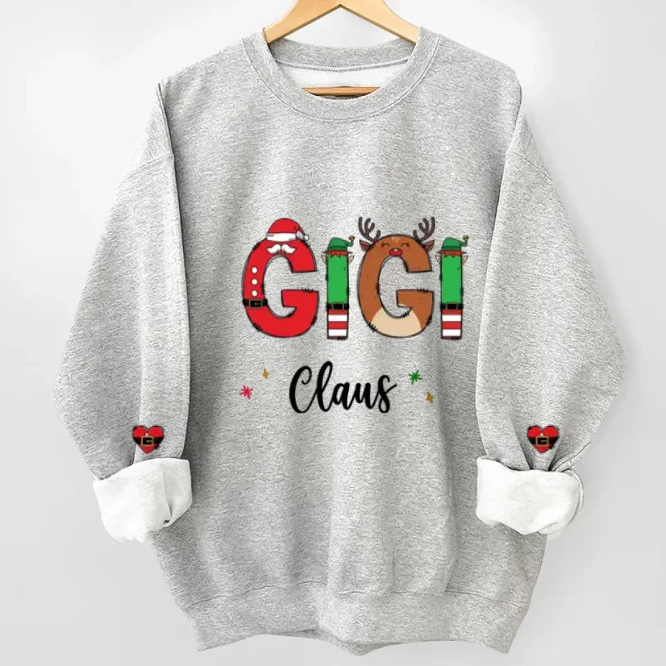 My Greatest Blessings Call Me Gigi - Family Personalized Custom Unisex Sweatshirt With Design On Sleeve - Christmas Gift For Mom, Grandma 680935 - 680936 - DiyGiftly