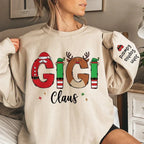 My Greatest Blessings Call Me Gigi - Family Personalized Custom Unisex Sweatshirt With Design On Sleeve - Christmas Gift For Mom, Grandma 680935 - 680936 - DiyGiftly