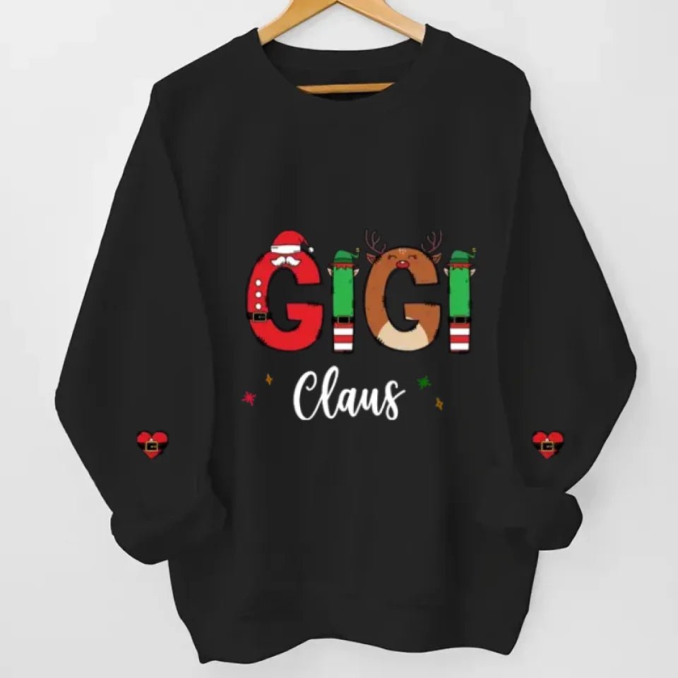 My Greatest Blessings Call Me Gigi - Family Personalized Custom Unisex Sweatshirt With Design On Sleeve - Christmas Gift For Mom, Grandma 680935 - 680936 - DiyGiftly