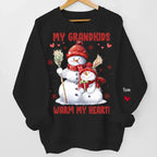 My Greatest Blessings Call Me Grandma - Family Personalized Custom Unisex Sweatshirt With Design On Sleeve - Christmas Gift For Mom, Grandma 680927 - 680931 - DiyGiftly