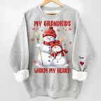 My Greatest Blessings Call Me Grandma - Family Personalized Custom Unisex Sweatshirt With Design On Sleeve - Christmas Gift For Mom, Grandma 680927 - 680931 - DiyGiftly
