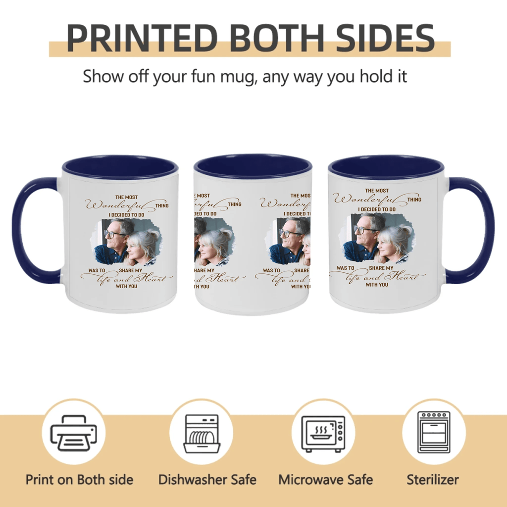 My Life & Heart - Personalized Custom Photo Coffee Mug 736909 - DiyGiftly