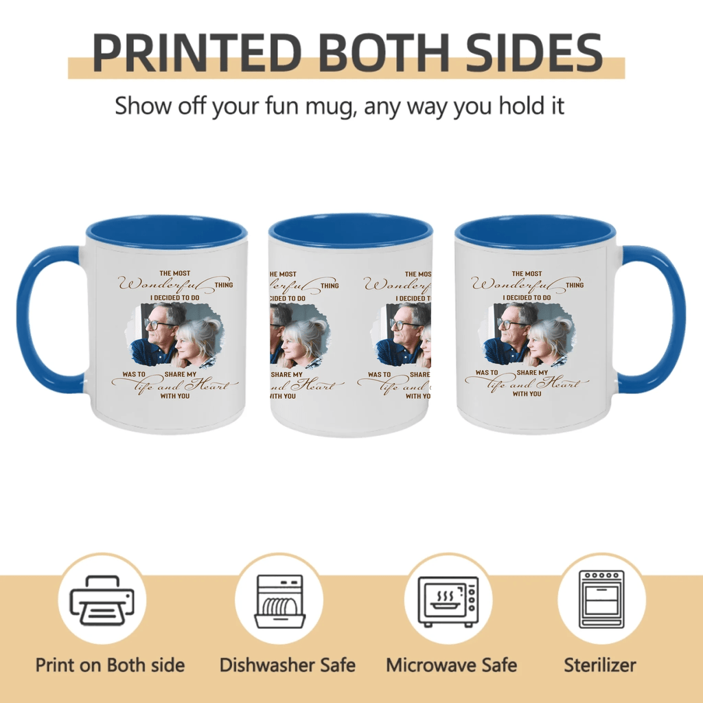 My Life & Heart - Personalized Custom Photo Coffee Mug 736909 - DiyGiftly