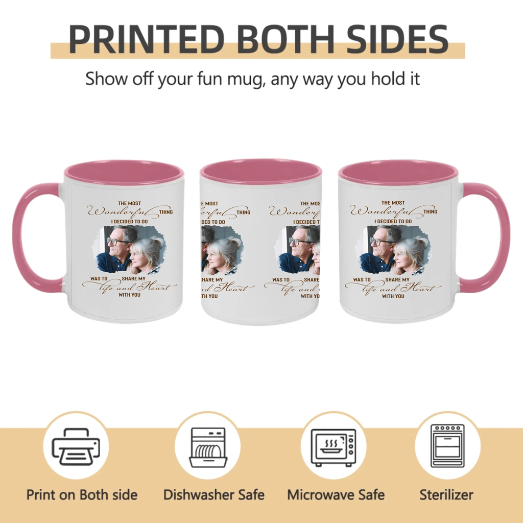 My Life & Heart - Personalized Custom Photo Coffee Mug 736909 - DiyGiftly