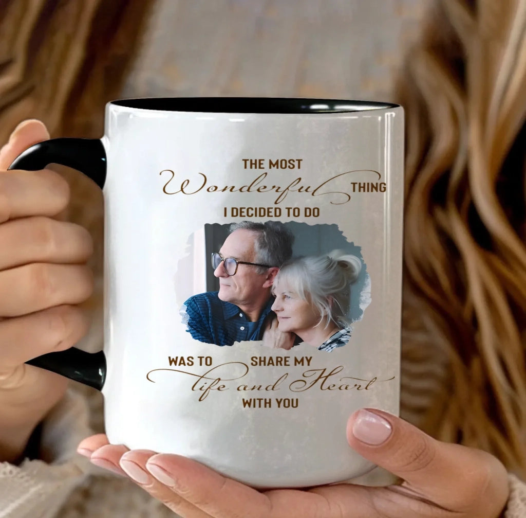 My Life & Heart - Personalized Custom Photo Coffee Mug 736909 - DiyGiftly