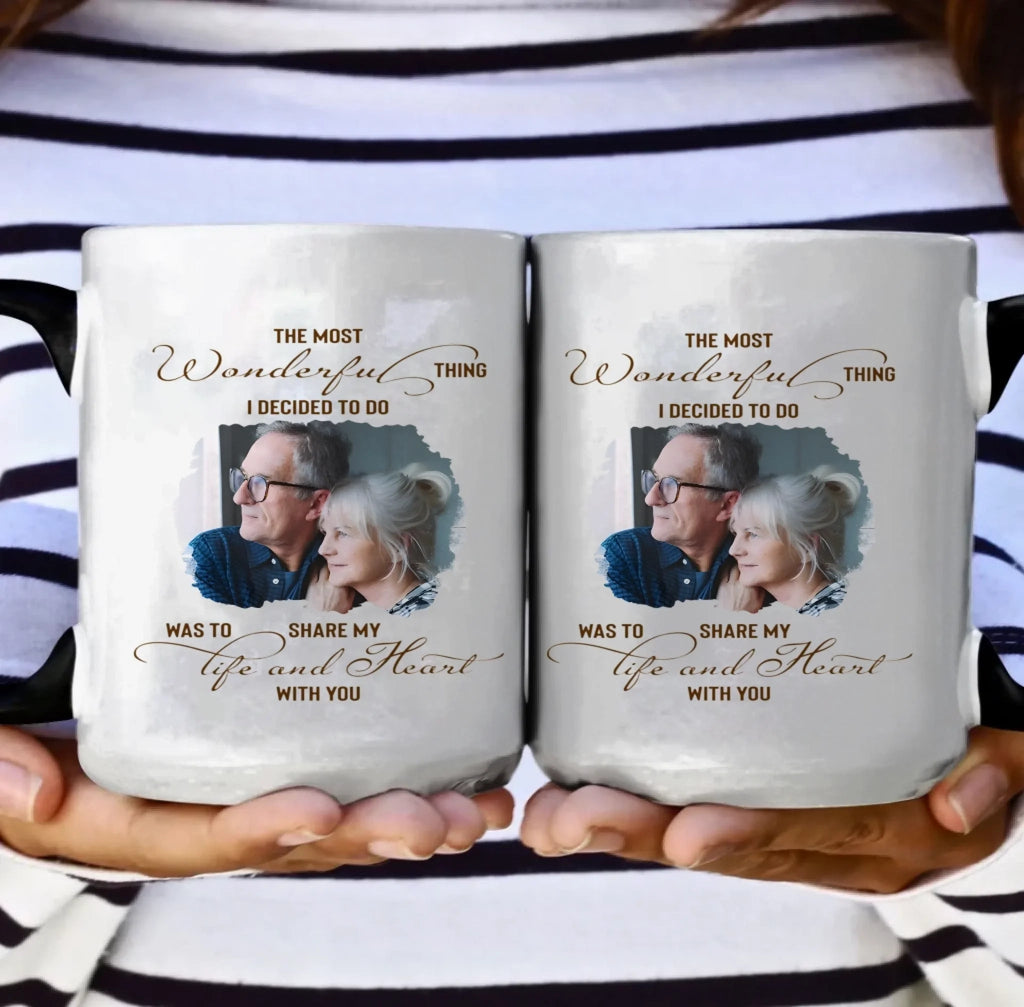 My Life & Heart - Personalized Custom Photo Coffee Mug 736909 - DiyGiftly