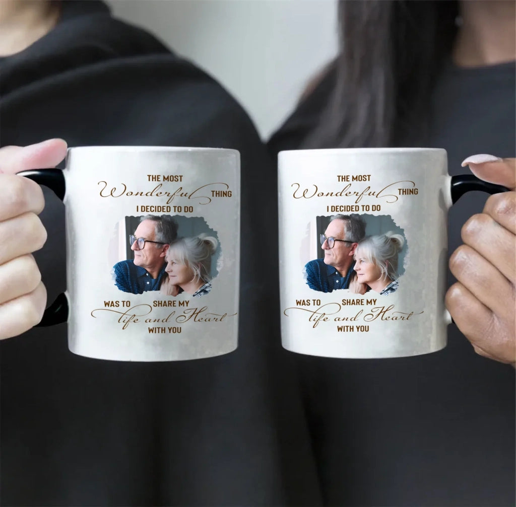 My Life & Heart - Personalized Custom Photo Coffee Mug 736909 - DiyGiftly