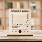 My Love For You - Personalized Custom 2 - Layer Wood Plaque With Flat Base 751933 - 751949 - DiyGiftly