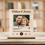 My Love For You - Personalized Custom 2 - Layer Wood Plaque With Flat Base 751933 - 751949 - DiyGiftly