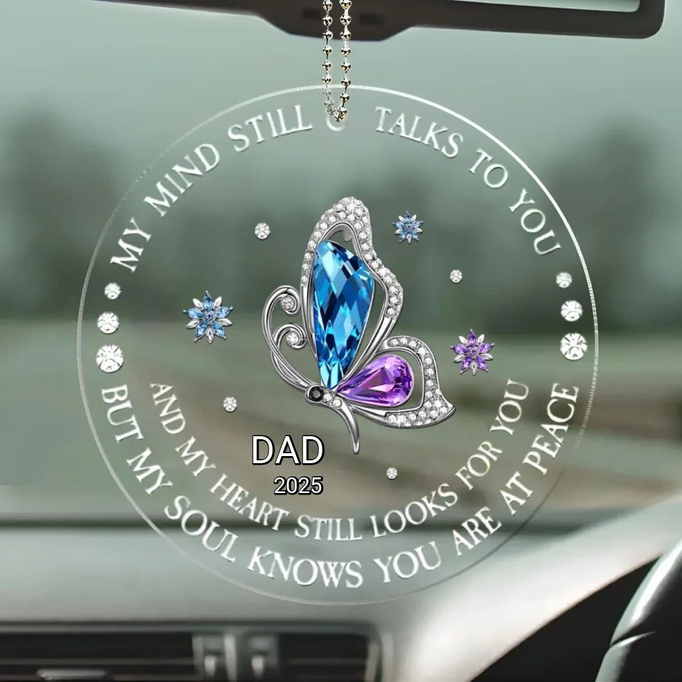personalized design ornament acrylic comfort on the road