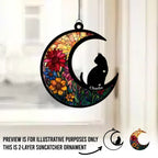 My Thoughts Are With You - Memorial Personalized Window Hanging Suncatcher - Sympathy Gift For Pet Owners, Pet Lovers 668920 - DiyGiftly