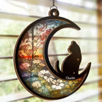 My Thoughts Are With You - Memorial Personalized Window Hanging Suncatcher - Sympathy Gift For Pet Owners, Pet Lovers 668920 - DiyGiftly