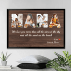 nana custom photo canvas personalized photo keepsake grandparents day gift