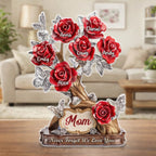 "Never Forget We Love You" - Personalized Acrylic Plaque with Custom Photo & Names for Home Display 1128534 - DiyGiftly