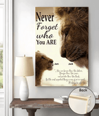 Never Forget Who You Are Father Gift For Son - Family Poster 740826 - 741156 - DiyGiftly