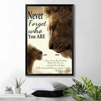 Never Forget Who You Are Father Gift For Son - Family Poster 740826 - 741156 - DiyGiftly