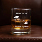 Personalized State Map Couple Design Long Distance Whiskey and Wine Glass Set wedding gift